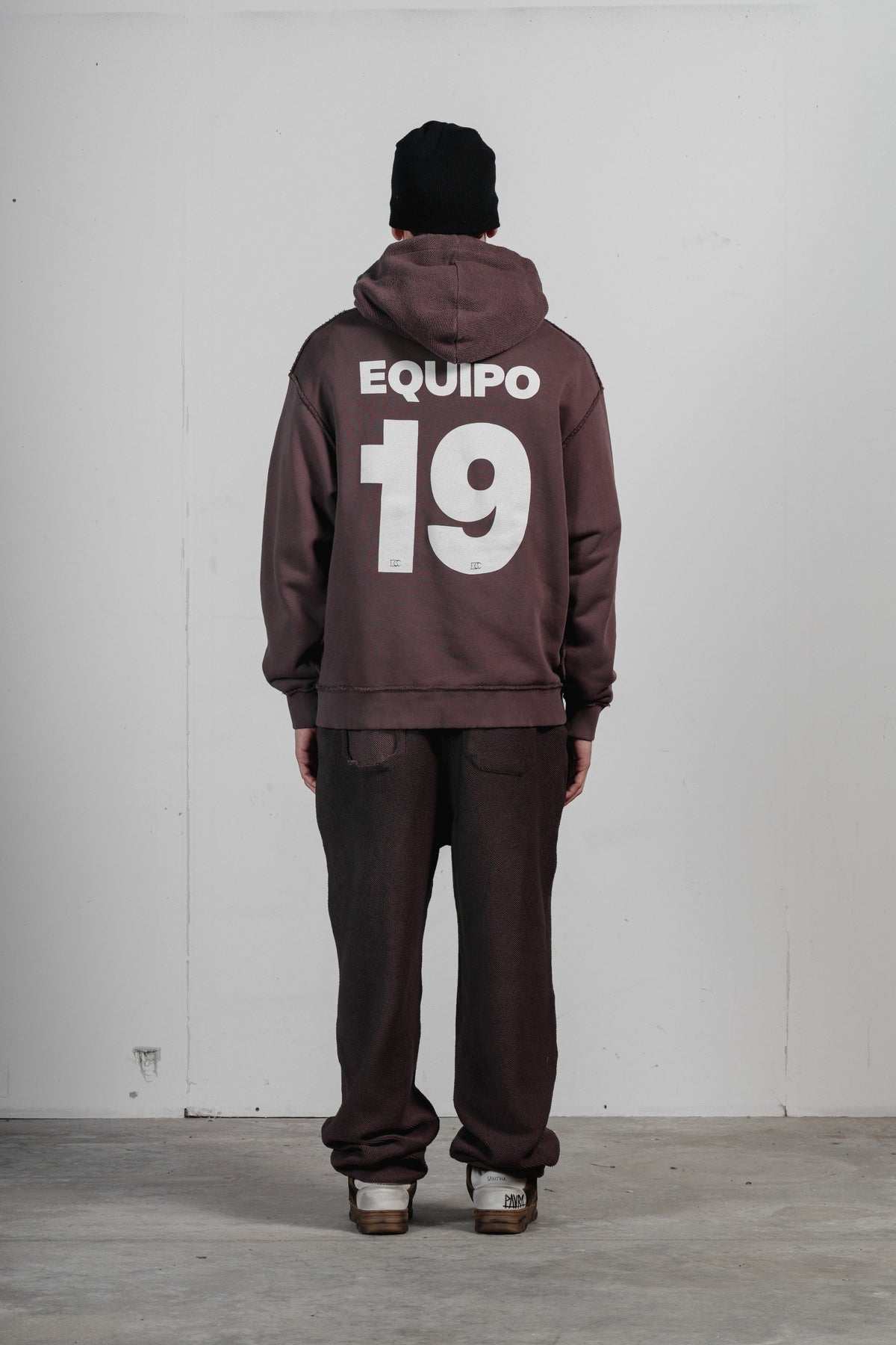 EQUIPO HOODIE/REV - BRICK RED