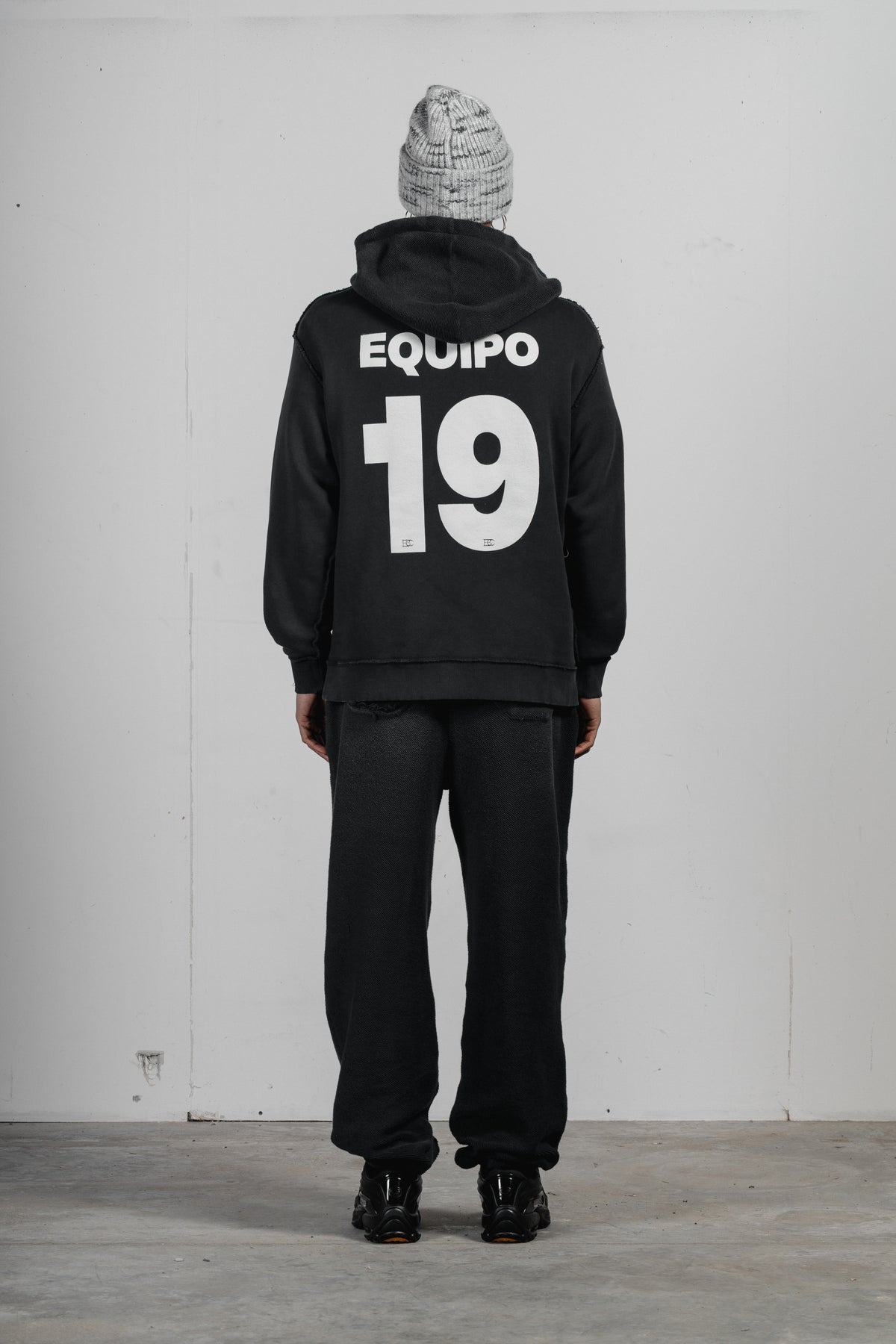 EQUIPO HOODIE/REV - BLACK