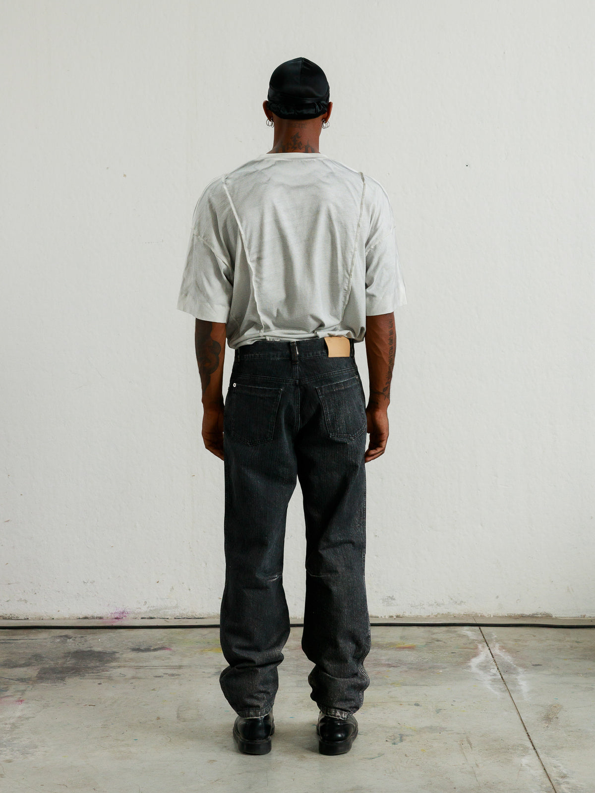 LUCAS - BLACK CANVAS PANTS