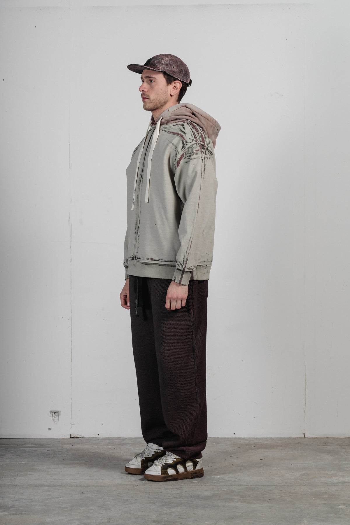 MASON - BRICK RED/LIGHT GRAY