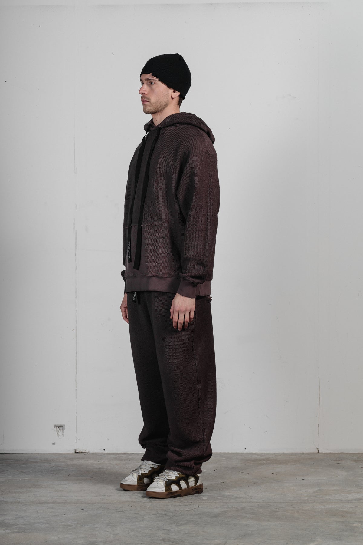 EQUIPO HOODIE/REV - BRICK RED