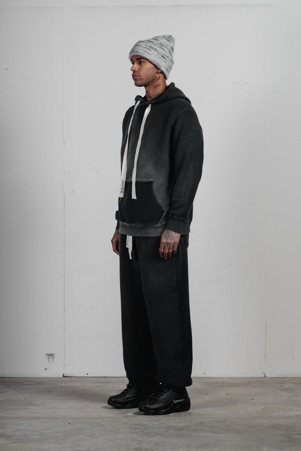 EQUIPO HOODIE/REV - BLACK