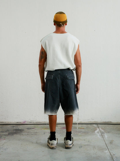 LEON BLACK FADE JORTS